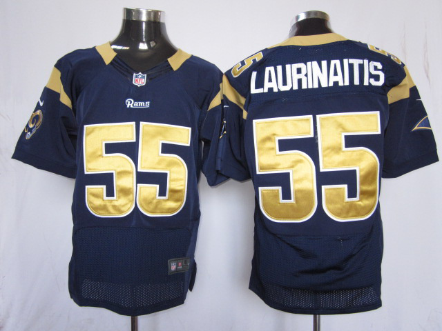 Nike Elite Jersey st.louis rams 55 Laurinaitis blue color